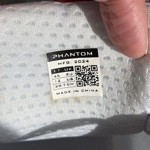 Phantom Phorm 1 Size 12 Mens Golf Cricket Shoes White Spiked comfort  New - Picture 8 of 11